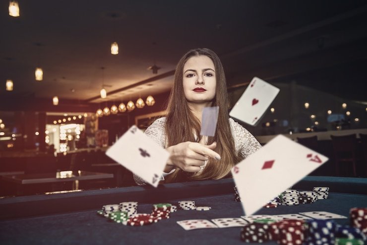 barong mobile app interface showing live blackjack table with real dealer